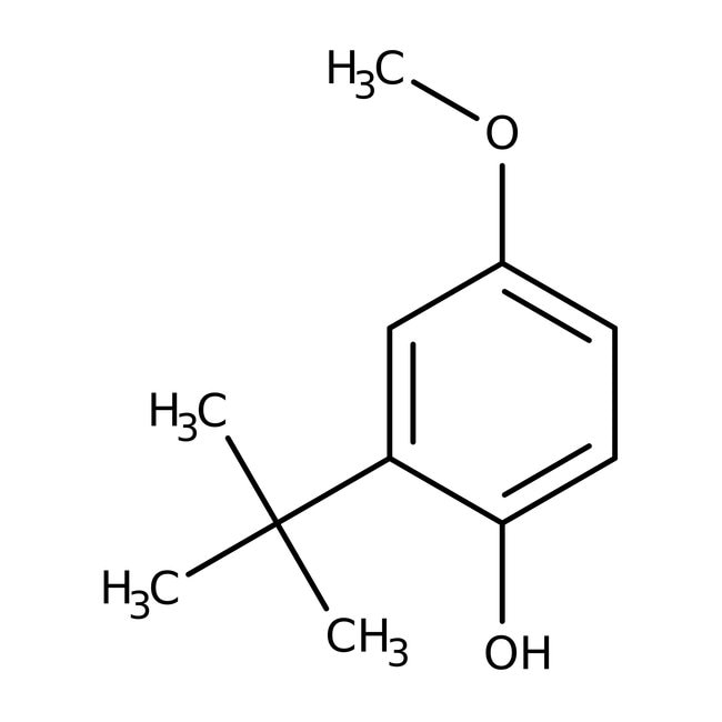 3-tert-butyl-4-hydroxyanisole, 98%, thermo scientific chemicals