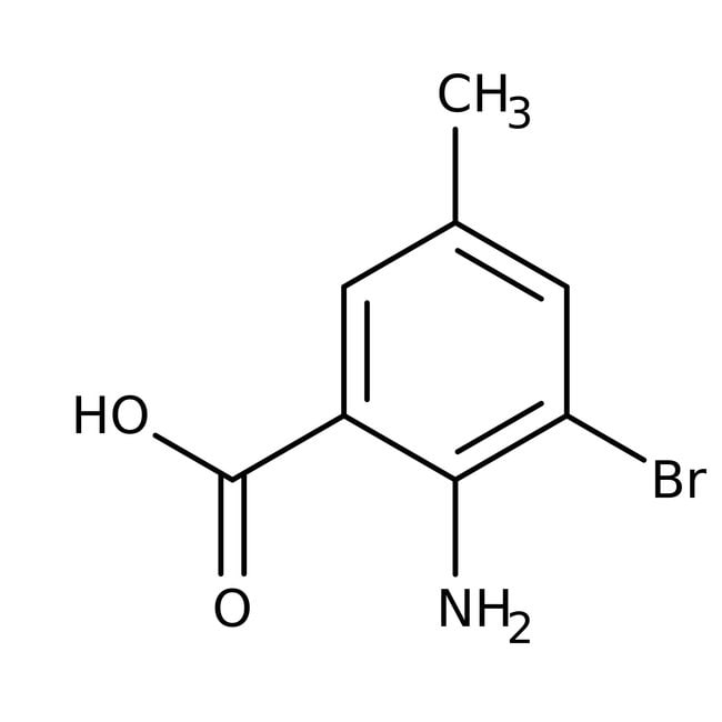 2-amino-3-bromo-5-methylbenzoic acid, 98+%, thermo scientific chemicals