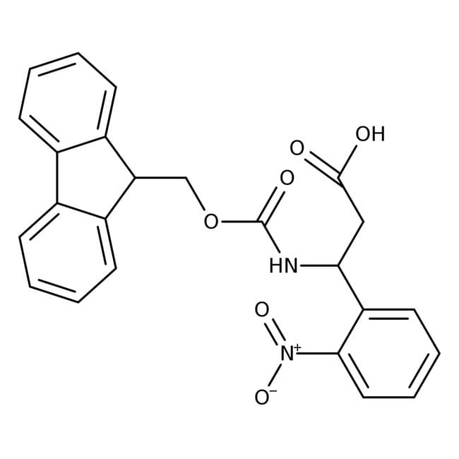 (s)-3-(fmoc-amino)-3-(2-nitrophenyl)propionic acid, 95%, thermo scientific chemicals