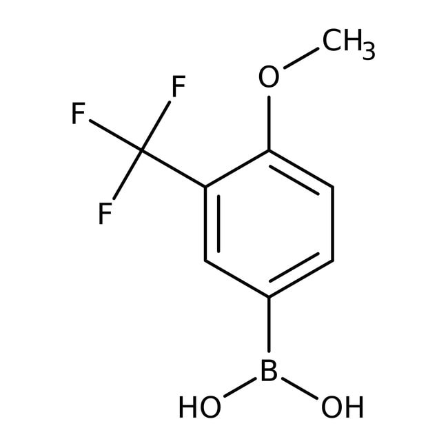 4-methoxy-3-(trifluoromethyl)benzeneboronic acid, 98%, thermo scientific chemicals