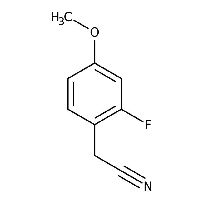 2-fluoro-4-methoxyphenylacetonitrile, 97%, thermo scientific chemicals