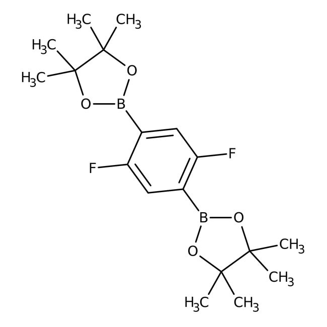 2,5-difluorobenzene-1,4-diboronic acid bis(pinacol) ester, 96%, thermo scientific chemicals