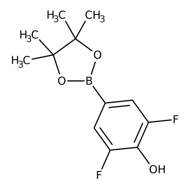 3,5-difluoro-4-hydroxybenzeneboronic acid pinacol ester, 96%, thermo scientific chemicals