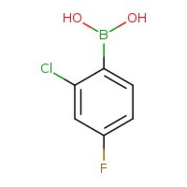 2-chloro-4-fluorophenylboronic acid, 97%, thermo scientific chemicals