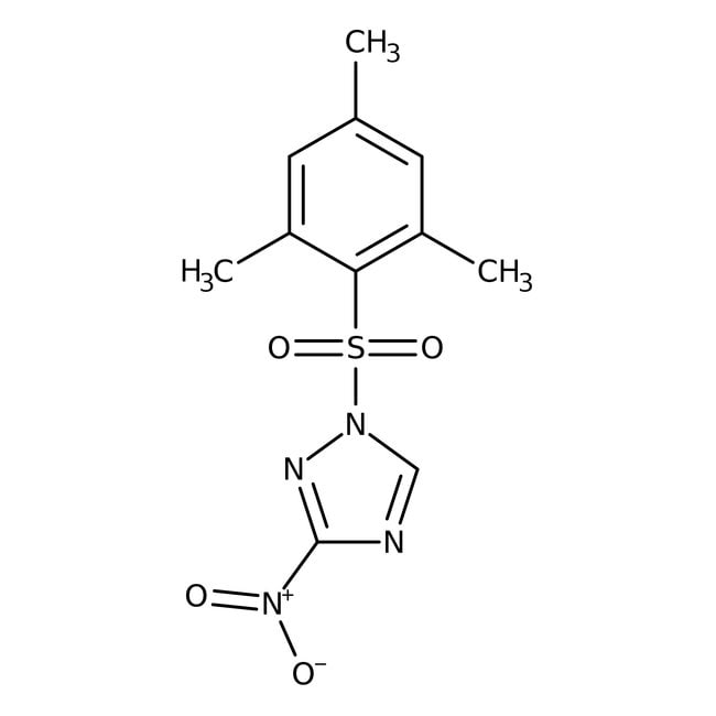 1-(mesitylene-2-sulfonyl)-3-nitro-1,2,4-triazole, 98%, thermo scientific chemicals