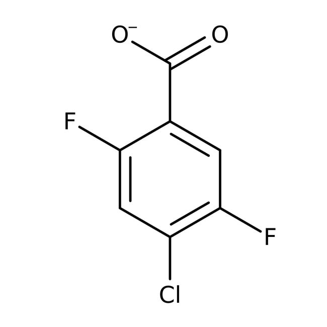 4-chloro-2,5-difluorobenzoic acid, 97%, thermo scientific™