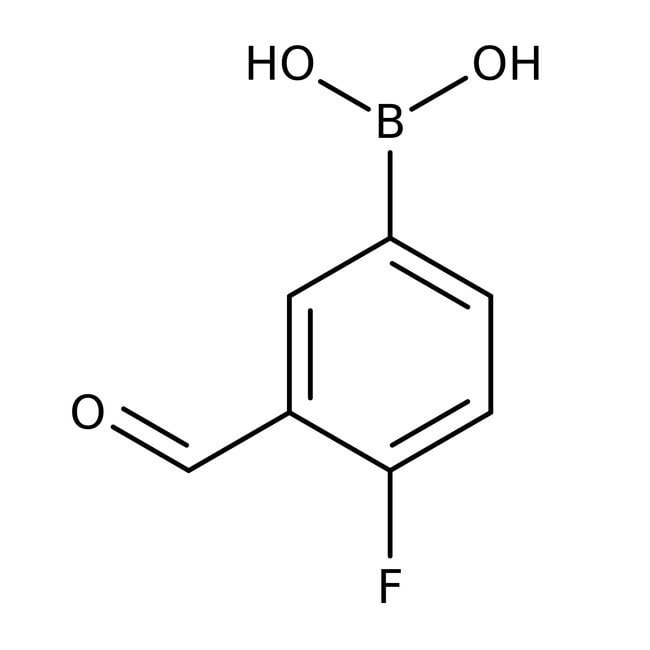 4-fluoro-3-formylphenylboronic acid, 95%, thermo scientific™