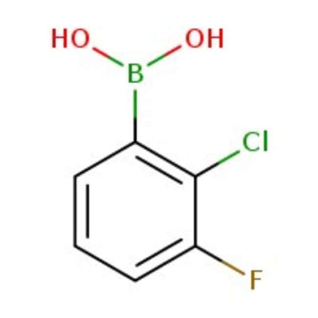 2-chloro-3-fluorophenylboronic acid, 97%, thermo scientific chemicals
