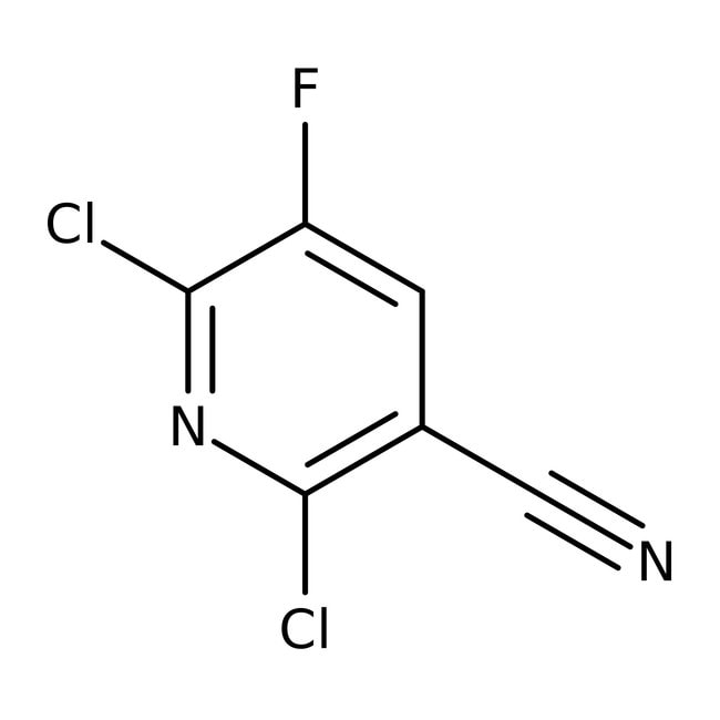 2,6-dichloro-5-fluoro-3-pyridinecarbonitrile, 95%, thermo scientific chemicals