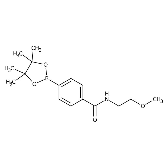 4-(2-methoxyethylaminocarbonyl)benzeneboronic acid pinacol ester, 97%, thermo scientific chemicals