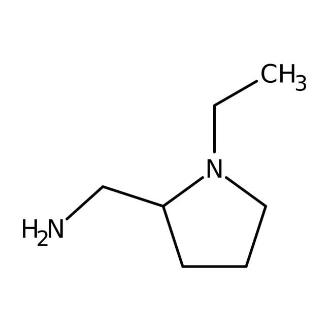 (s)-(-)-2-aminomethyl-1-ethylpyrrolidine, 95%, thermo scientific chemicals