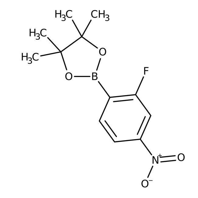 2-fluoro-4-nitrobenzeneboronic acid pinacol ester, 96%, thermo scientific chemicals