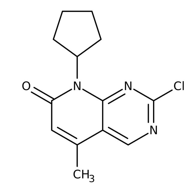 2-chloro-8-cyclopentyl-5-methyl-8h-pyrido[2,3-d]pyrimidin-7-one, 97%, thermo scientific chemicals