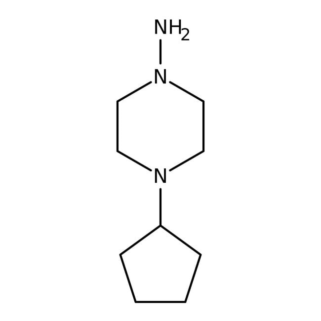 1-amino-4-cyclopentylpiperazine, 97%, thermo scientific chemicals
