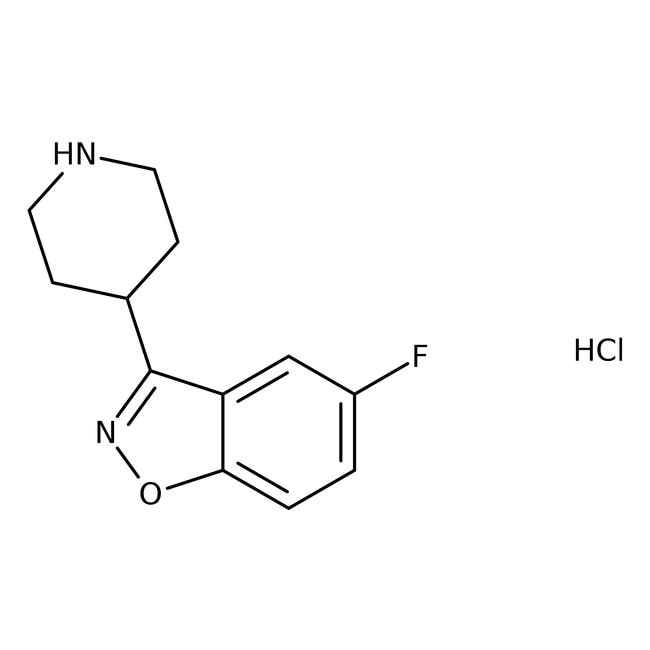 5-fluoro-3-(4-piperidinyl)-1,2-benzisoxazole hydrochloride, 96%, thermo scientific chemicals