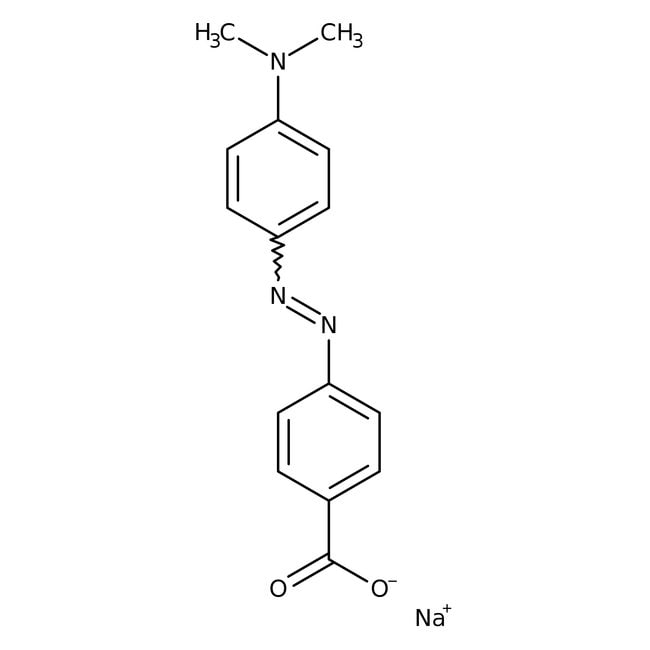 4-(4-dimethylaminophenylazo)benzoic acid sodium salt, indicator grade, thermo scientific chemicals