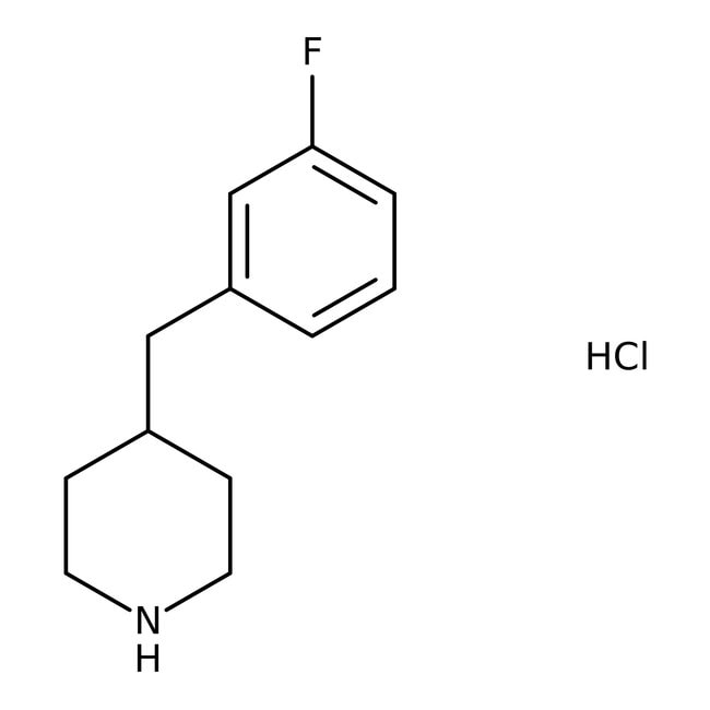 4-(2-fluorobenzyl)piperidine hydrochloride, 97%, thermo scientific chemicals