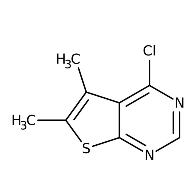 4-chloro-5,6-dimethylthieno[2,3-d]pyrimidine, 96%, thermo scientific chemicals