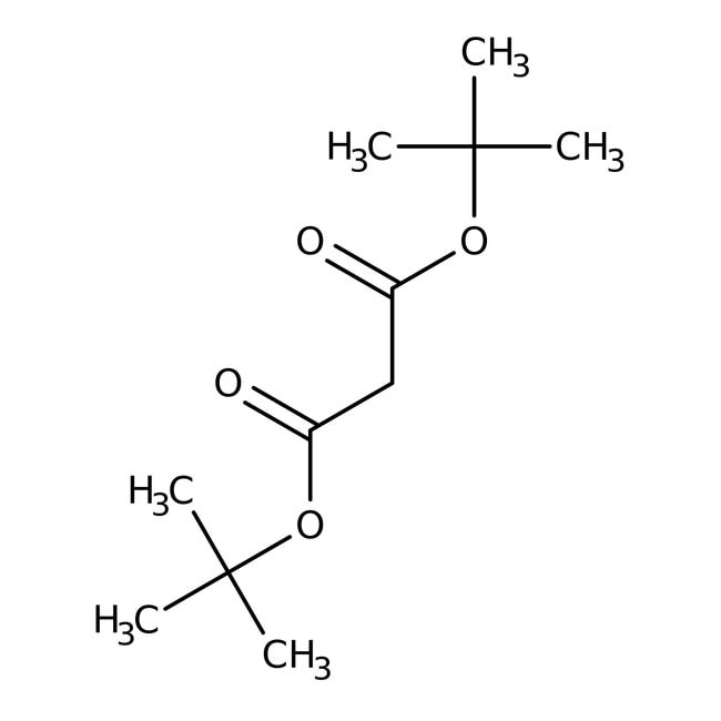 di-tert-butyl malonate, 98+%, stab. with potassium carbonate, thermo scientific chemicals