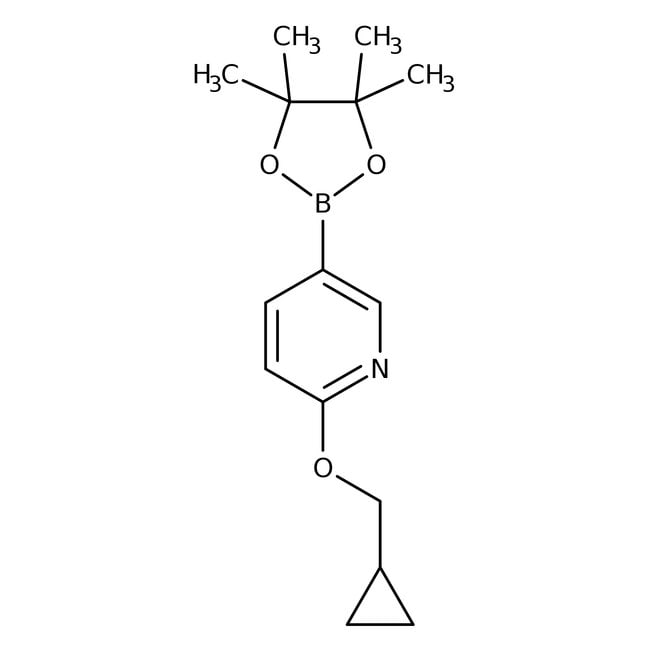 6-(cyclopropylmethoxy)pyridine-3-boronic acid pinacol ester, 97%, thermo scientific chemicals