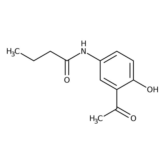 n-(3-acetyl-4-hydroxyphenyl)butyramide, 97%, thermo scientific chemicals