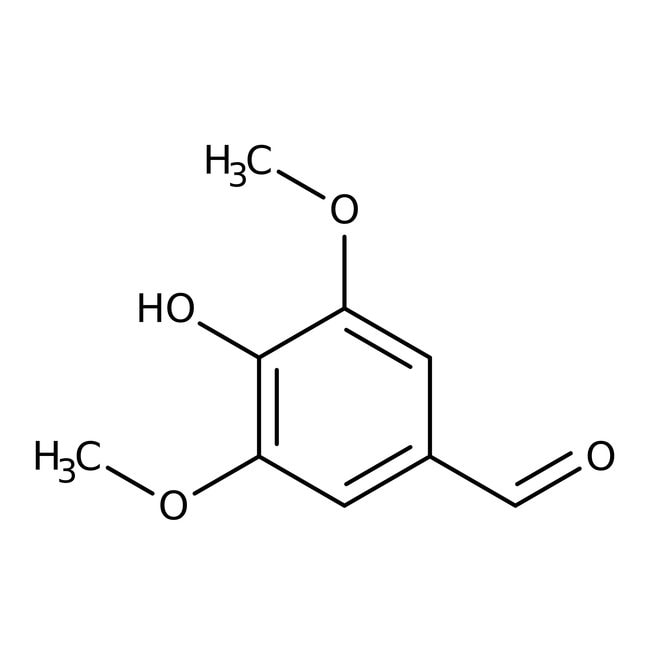 3,5-dimethoxy-4-hydroxybenzaldehyde, 98%, thermo scientific chemicals