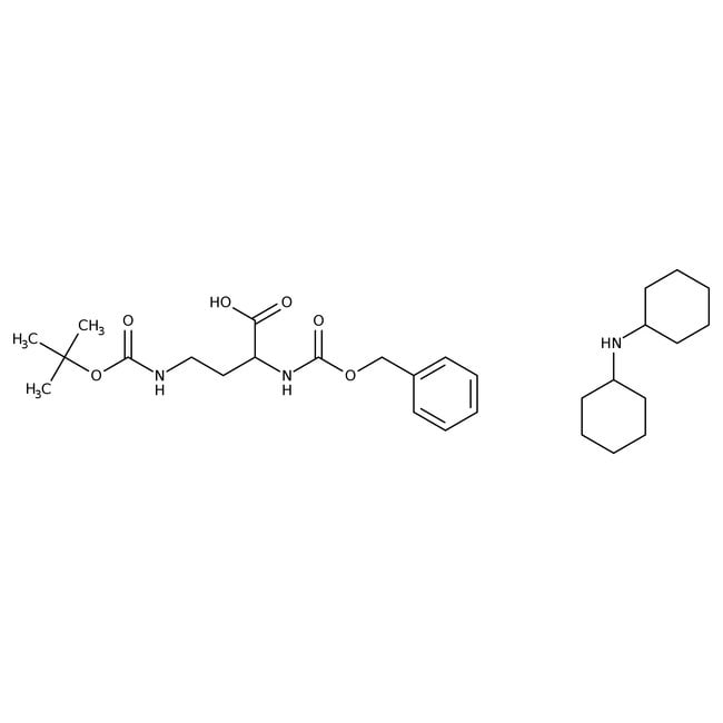 (s)-2-benzyloxycarbonylamino-4-(boc-amino)butyric acid dicyclohexylammonium salt, 98%, thermo scientific chemicals