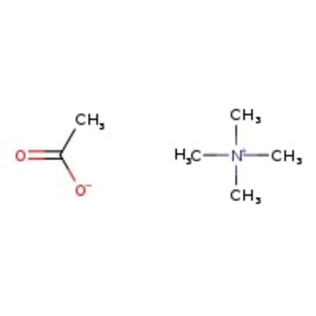 tetramethylammonium acetate, tech. 90%, thermo scientific chemicals