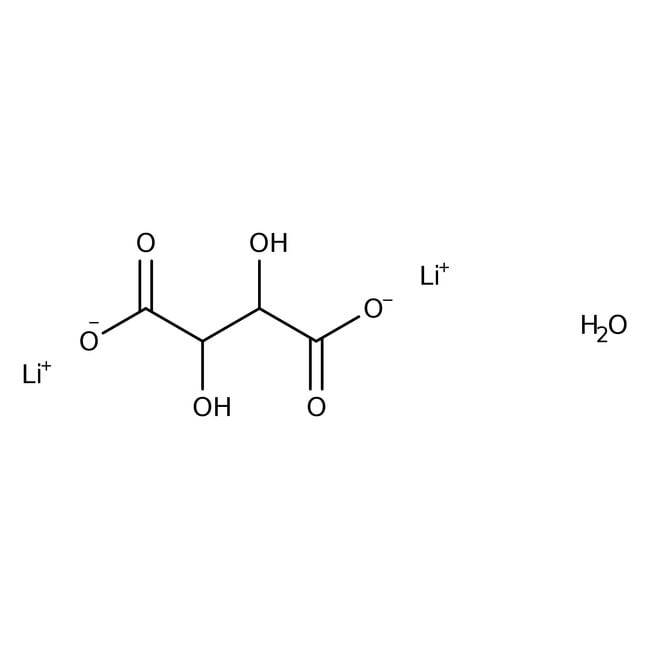 lithium tartrate monohydrate, 99%, thermo scientific chemicals