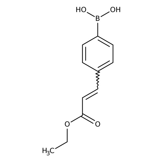 4-(trans-3-ethoxy-3-oxo-1-propen-1-yl)benzeneboronic acid, 96%, thermo scientific chemicals