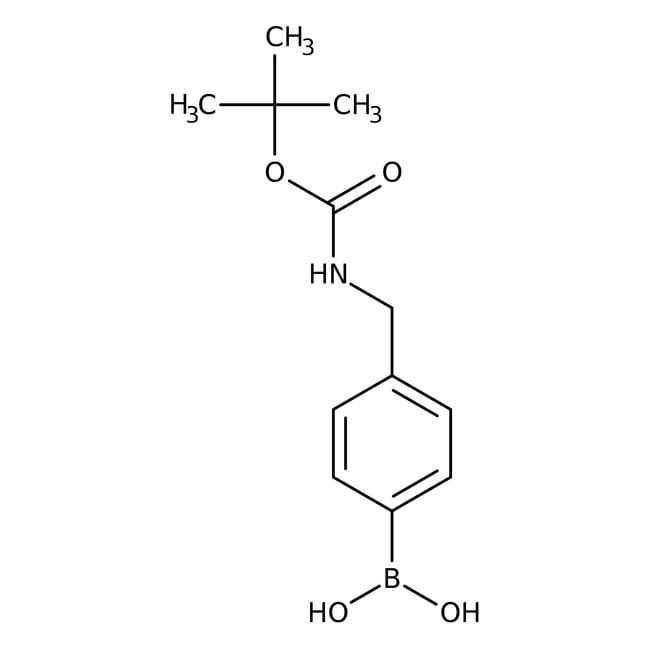 4-(boc-aminomethyl)benzeneboronic acid, 95%, thermo scientific chemicals