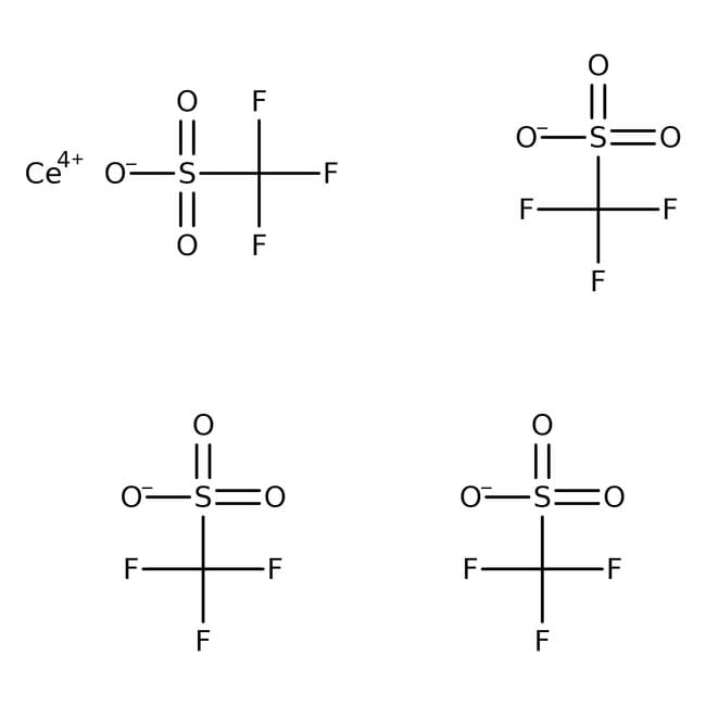 cerium(iv) trifluoromethanesulfonate, 98%, thermo scientific chemicals