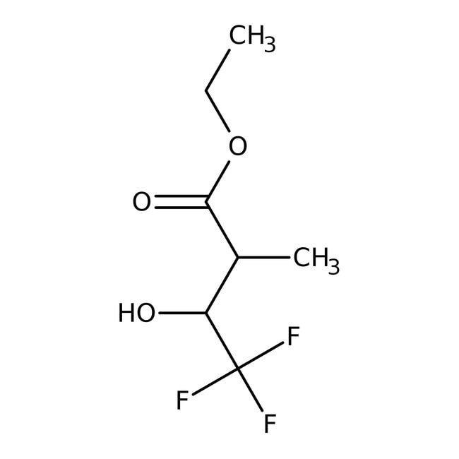 ethyl 4,4,4-trifluoro-3-hydroxy-2-methylbutyrate, 97%, thermo scientific chemicals
