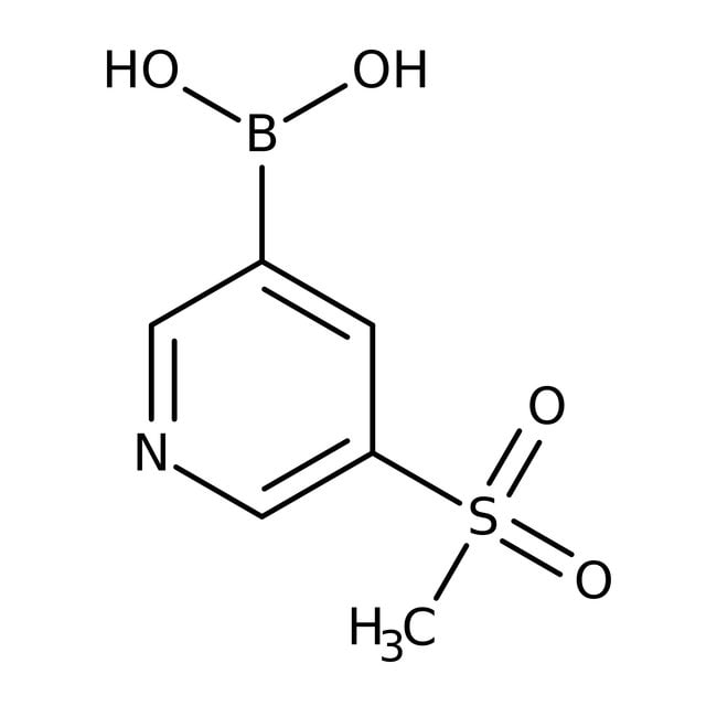 5-(methylsulfonyl)pyridine-3-boronic acid, 98%, thermo scientific chemicals