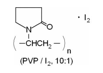 poly(vinylpyrrolidone)-iodine complex