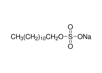 sodium lauryl sulphate, needles