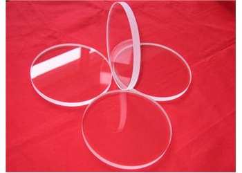 fused silica optical window, 177 mm dia, 10 mm thick