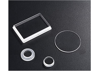 substrate glass wafers (100 mm x 100 mm x 0.2 mm)