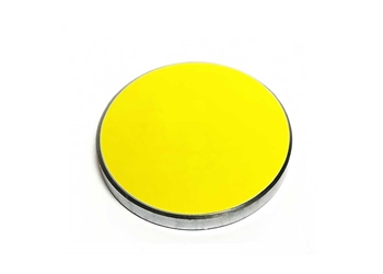 gold mirror, (l x w x thickness 25 mm x 25 mm x 6 mm)