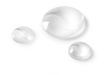 plano convex spherical lens, focal length : 500mm
