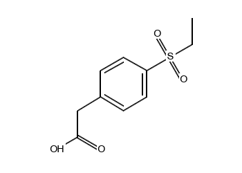 2-(4-(ethylsulfonyl)phenyl)acetic acid, 97%