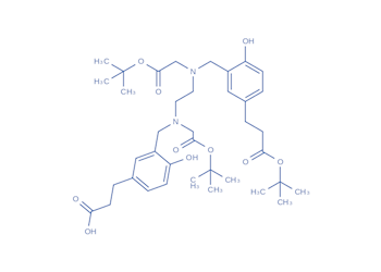 3-(3-(((2-(tert-butoxy)-2-oxoethyl)(2-((2-(tert-butoxy)-2-oxoethyl)(5-(3-carboxypropyl)-2-hydroxybenzyl)amino)ethyl)amino)methyl)-4-hydroxyphenyl)propanoic acid, 98%