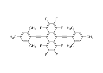 1,2,3,4,5,6,7,8-octafluoro-9,10-bis[2-(2,4,6-trimethylphenyl)ethynyl]anthracene, 97%