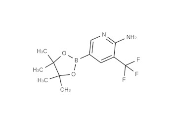 2-amino-3-(trifluoromethyl)pyridine-5-boronic acid pinacol ester, 96%