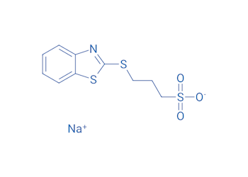 sodium 3-(benzo[d]thiazol-2-ylthio)propane-1-sulphonate, 98%