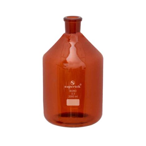 bottles, solution, amber, tooled neck