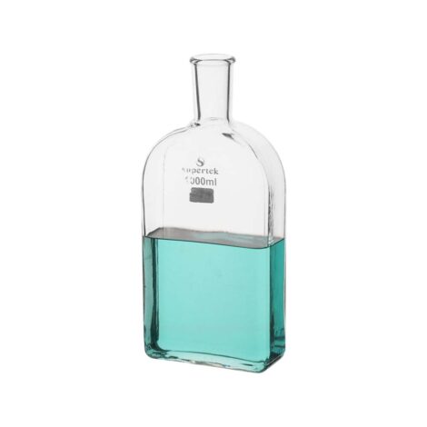 roux, culture bottle, off-set neck