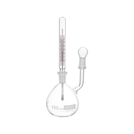 pyknometer with ground-in thermometer