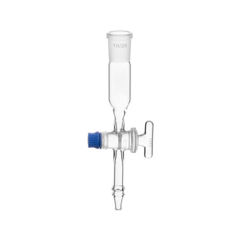 adapter, socket to flexible tubing, straight connection with glass stopcock