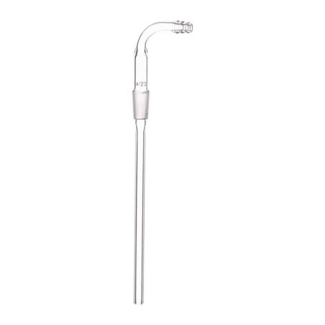 adapter, cone with stem to flexible tubing right angle connection
